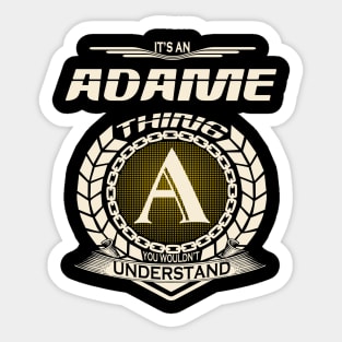 Adame Sticker